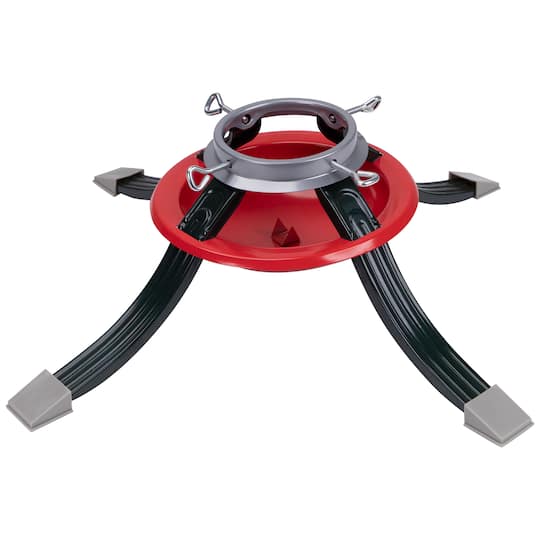 Metal Tree Stand for Live Christmas Trees - 22" - Red and Green By Northlight | Michaels®